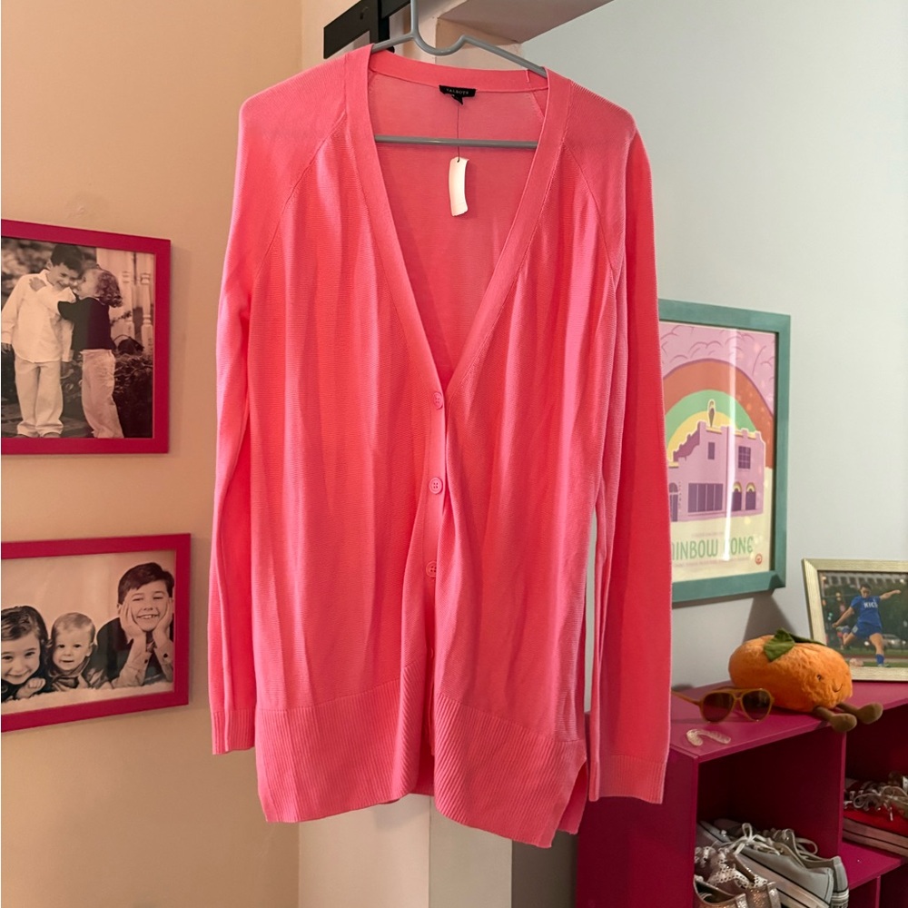 Talbots Pink Women's Cardigan Sweater